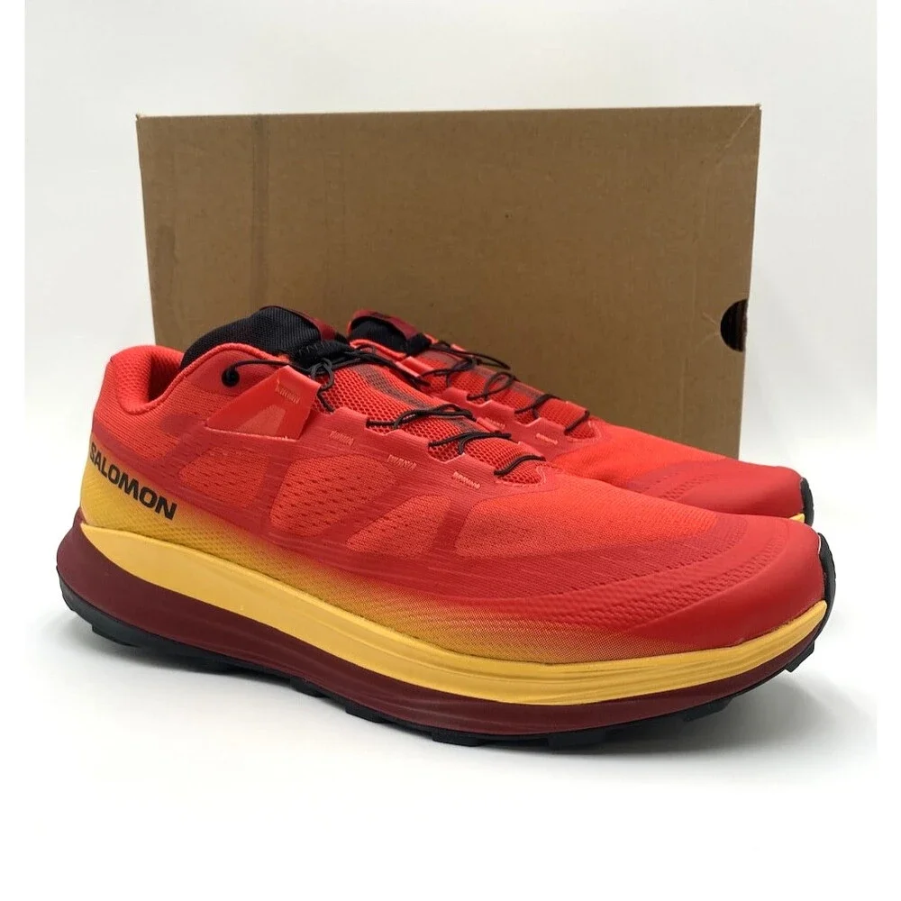 Salomon ULTRA GLIDE 2 Men's NEW Trail Shoe High Risk Red/Zinna US Size 14
